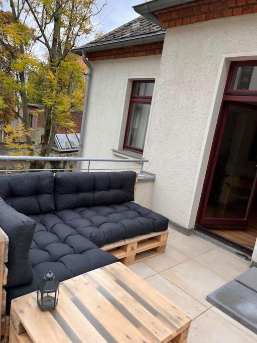 Wunderschoenes Terrassen-Appartement Leipzig Exterior foto